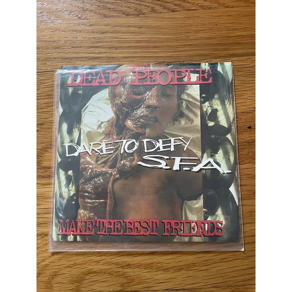 SFA Dare To Defy Dead People Make The Best Friends Split 7" Vinyl NYHC Madball